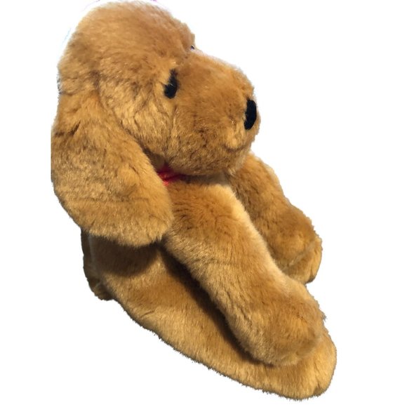 Gund "Boomer" Puppy Dog Plush Yellow Lab, Tan, Red Collar 8" 2002 Vintage - Picture 4 of 8